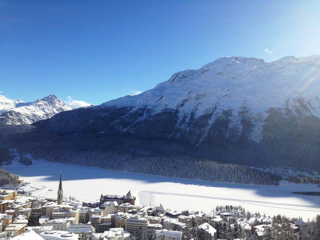 Hotel Salastrains St. Moritz Exterior foto