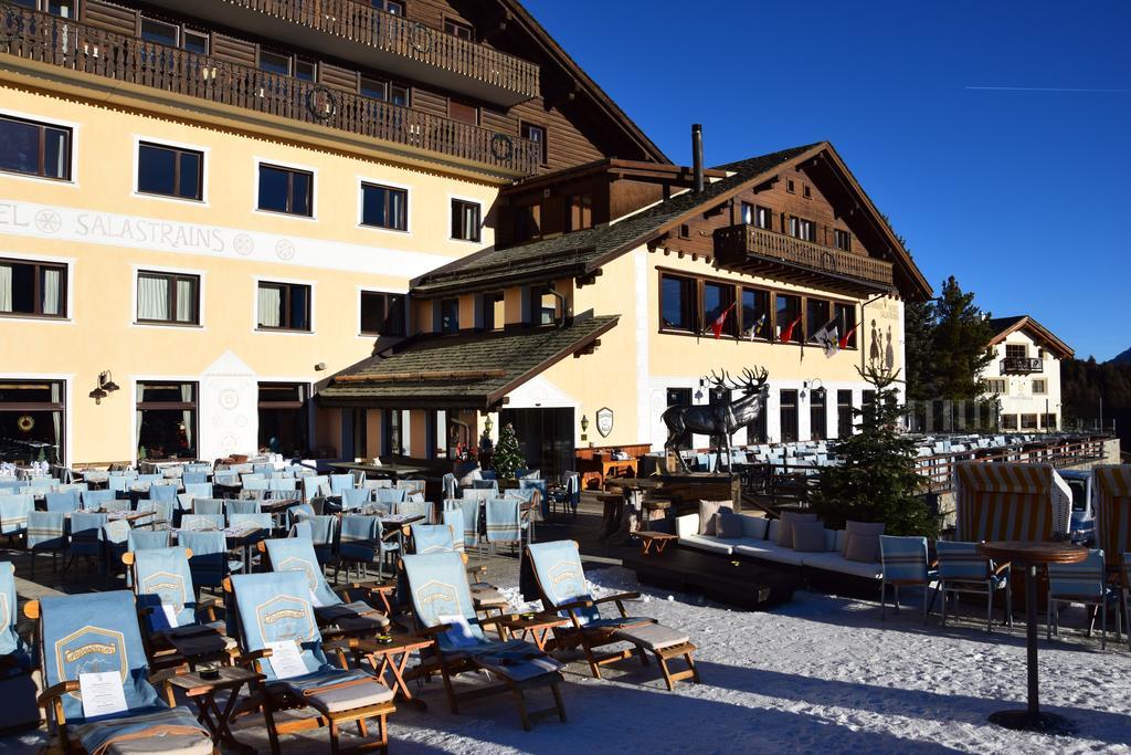 Hotel Salastrains St. Moritz Exterior foto